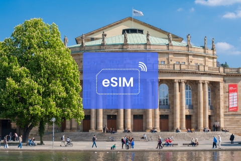 Stuttgart : Allemagne/ Europe eSIM Roaming Mobile Data Plan1 GB/ 7 jours : Allemagne uniquement