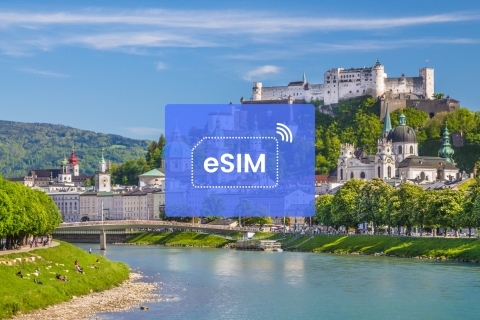 Salzburg: Austria/ Europa eSIM Roamingowy pakiet danych mobilnych5 GB/ 30 dni: tylko Austria