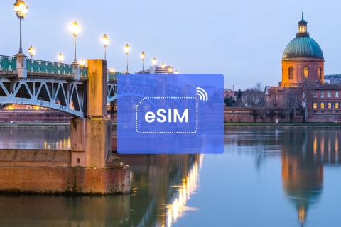 Tuluza: Francja/Europa Mobilny pakiet danych eSIM w roamingu20 GB/ 30 dni: 42 kraje europejskie
