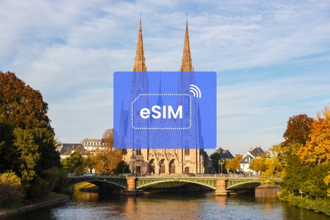 Estrasburgo: Francia/ Europa eSIM Roaming Plan de Datos Móviles5 GB/ 30 Días: 42 Países Europeos