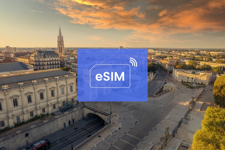 Montpellier: Francja/Europa eSIM Roamingowy pakiet danych mobilnych20 GB/ 30 dni: tylko Francja