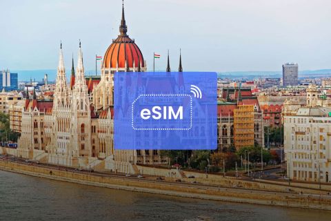 Budapest: Ungheria/Europa eSIM Piano dati mobile in roaming