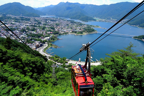 Depuis Tokyo : Visite en bus de la 5e station du mont Fuji et du lac Kawaguchi