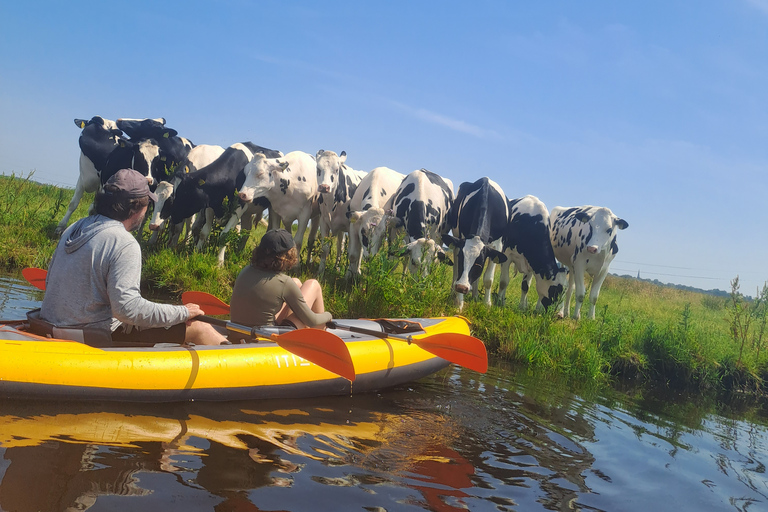 Amsterdam: Countryside Bike and Kayak Guided Tour