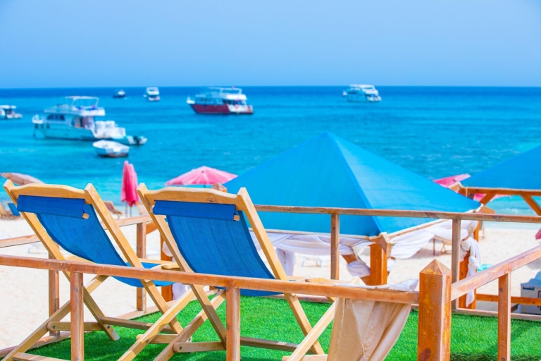 Hurghada: Speedboating, Snorkeling & BBQ On Virgen Islands Standard Option