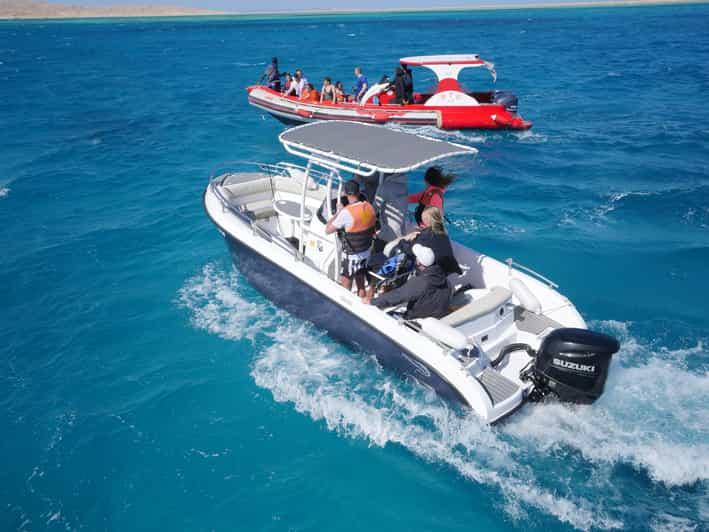 Hurghada Speedboot Snorkelen En Barbecue Op De Giftun Eilanden