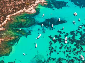 Van Palau: boottocht La Maddalena-archipel met pasta