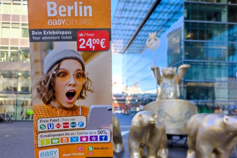 EasyCityPass Berlin: komunikacja publiczna i zniżkiBerlin: EasyCityPass na 48 godzin – Strefy ABC