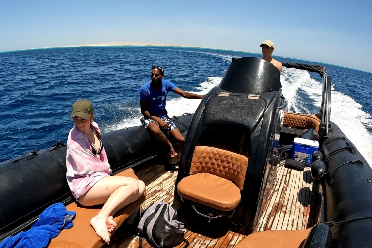 Hurghada: Odkryj plażę Nemo na wyspie Giftun W łodzi motorowejWyspy Nemo Z 2 przystankami na nurkowanie z rurką
