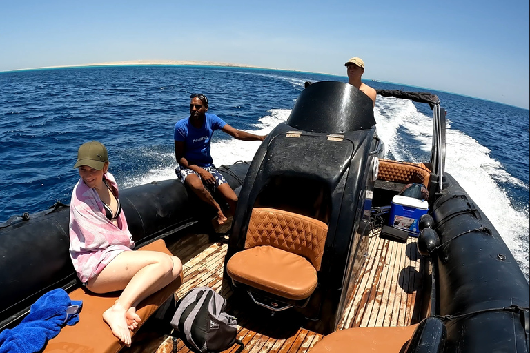 Hurghada: Entdecke Nemo Beach auf der Insel Giftun mit dem SchnellbootNemo Inseln Mit 2 Stops Schnorcheln