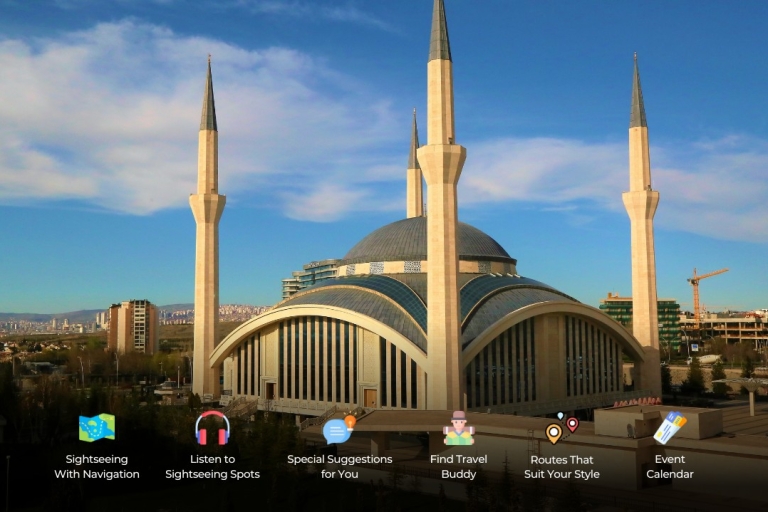 Ankara: 5 keer gebedsroute van Ankara in het nieuwe tijdperkAnkara: 5 keer gebedsroute van Ankara in New Era