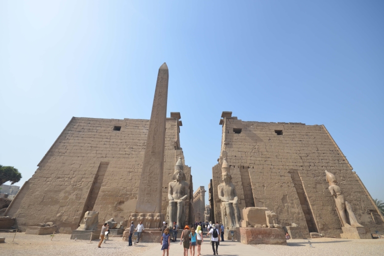 Leć nad Luksorem balonem na ogrzane powietrze, odwiedź 4 świątynie z przewodnikiemLeć nad Luksorem balonem na ogrzane powietrze, zwiedzaj z przewodnikiem 4 świątynie