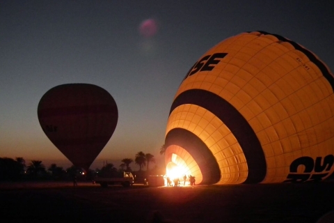 Fly above Luxor in Hot-air Balloon, Guided Visit 4 Temples Fly Above Luxor in Hot-air Balloon, Guided Visits 4 Temples