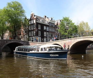Passeio de Barco pelos Canais de Amsterdã