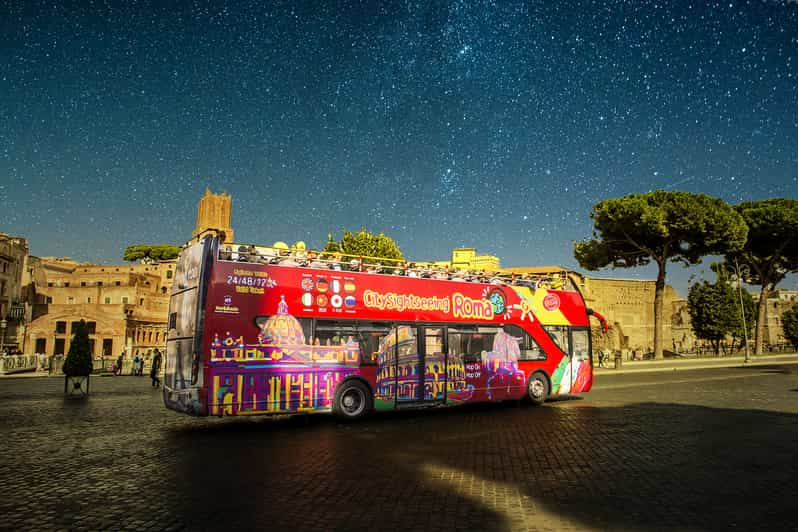 Rome: City Highlights Open-Top Bus Night Tour | GetYourGuide