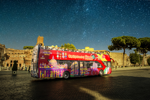 Rome: City Highlights Open-Top Bus Night Tour9:00 PM Tour