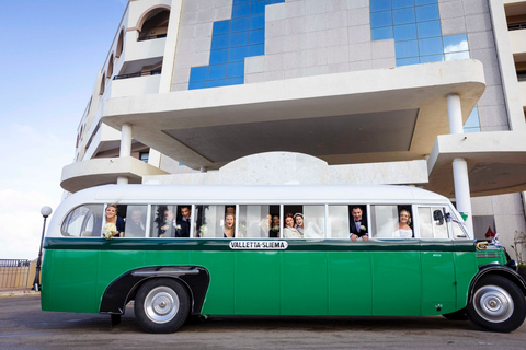Malta: Halbtagestour mit dem Bus inkl. Mdina &amp; Blaue GrotteVintage Bus Halbtagestour
