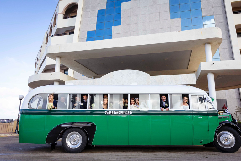 Malta: Halbtagestour mit dem Bus inkl. Mdina &amp; Blaue GrotteVintage Bus Halbtagestour