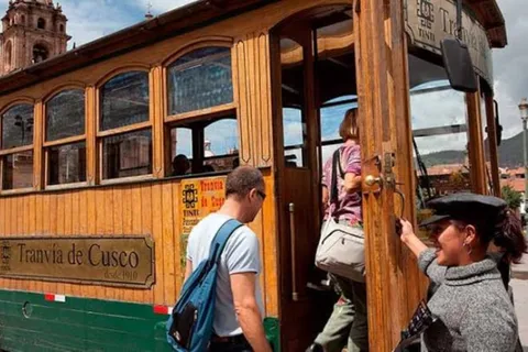 Cusco City Tour tram for the city