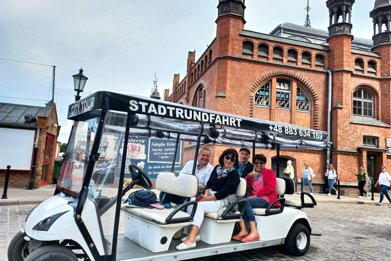 Gdansk: Stadtrundfahrt, Visita turística, Recorrido por la ciudad en carrito de golfGdansk: Visita guiada privada de la ciudad Stadtrundfahrt en carrito de golf