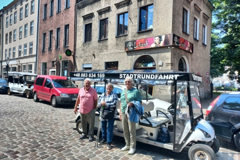 Gdańsk: Stadtrundfahrt, zwiedzanie, zwiedzanie miasta wózkiem golfowymGdańsk: Prywatna długa wycieczka po mieście Stadtrundfahrt wózkiem golfowym
