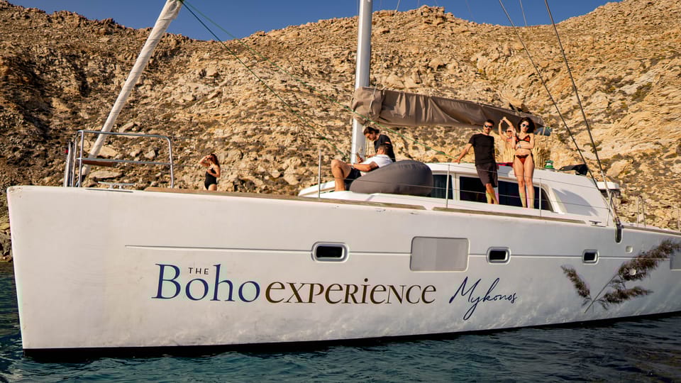 Mykonos: Boho Experience Catamaran Cruise | GetYourGuide