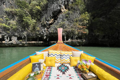 Khao Lak: Phang-Nga Bay Sunrise Trip by VIP Longtail boat