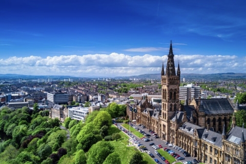 Desde Edimburgo: Excursión privada de un día por la ciudad de Glasgow en monovolumen de lujoDesde Edimburgo: Excursión Privada de un Día por la Ciudad de Glasgow MPV de Lujo