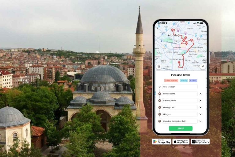 Ankara: Posadas y Baños Con la Audioguía GeziBilenAnkara: Posadas y Baños