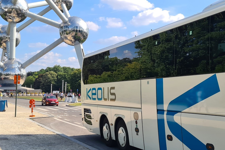 Bruxelles : visite "Grand City Tour" en busVisite de groupe en espagnol/anglais/français