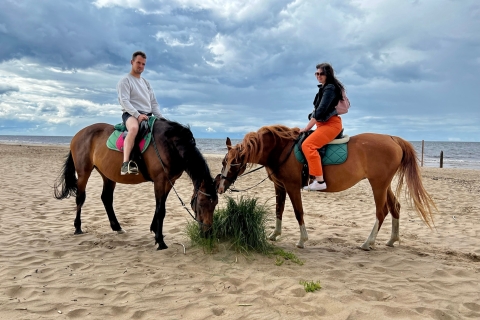 Riga Paardrijtocht langs het strand