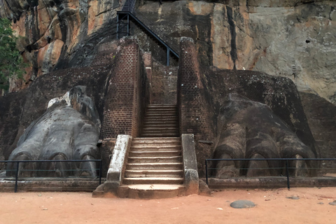 Excursão particular de 1 dia a Sigiriya e DambullaTour começando na área de Negombo