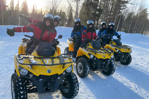 Rovaniemi: passeio de quadriciclo e pesca no gelo