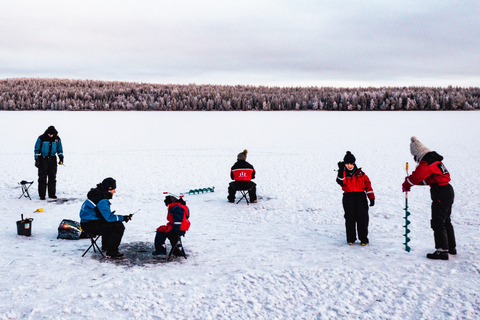 Rovaniemi: passeio de quadriciclo e pesca no gelo