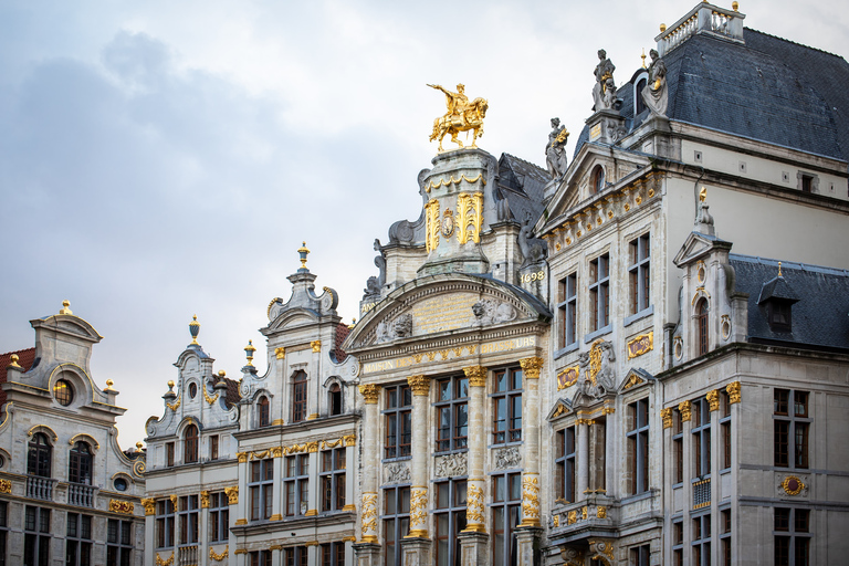 Bruxelles: Tour Highlights a piedi e in autobus con WaffleTour di gruppo in inglese/spagnolo