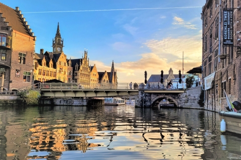 From Brussels: Ghent and Bruges Day-Tour Group Tour in Spanish/English/French