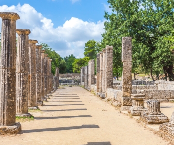 Katakolo Port: Transfer to Ancient Olympia and VR Audio Tour