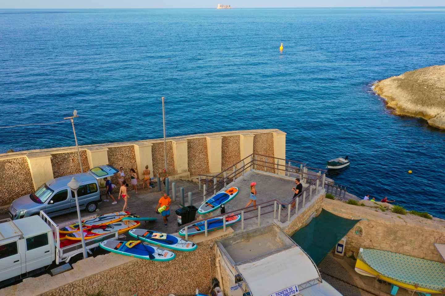 Explore Malta’s Blue Grotto by SUP