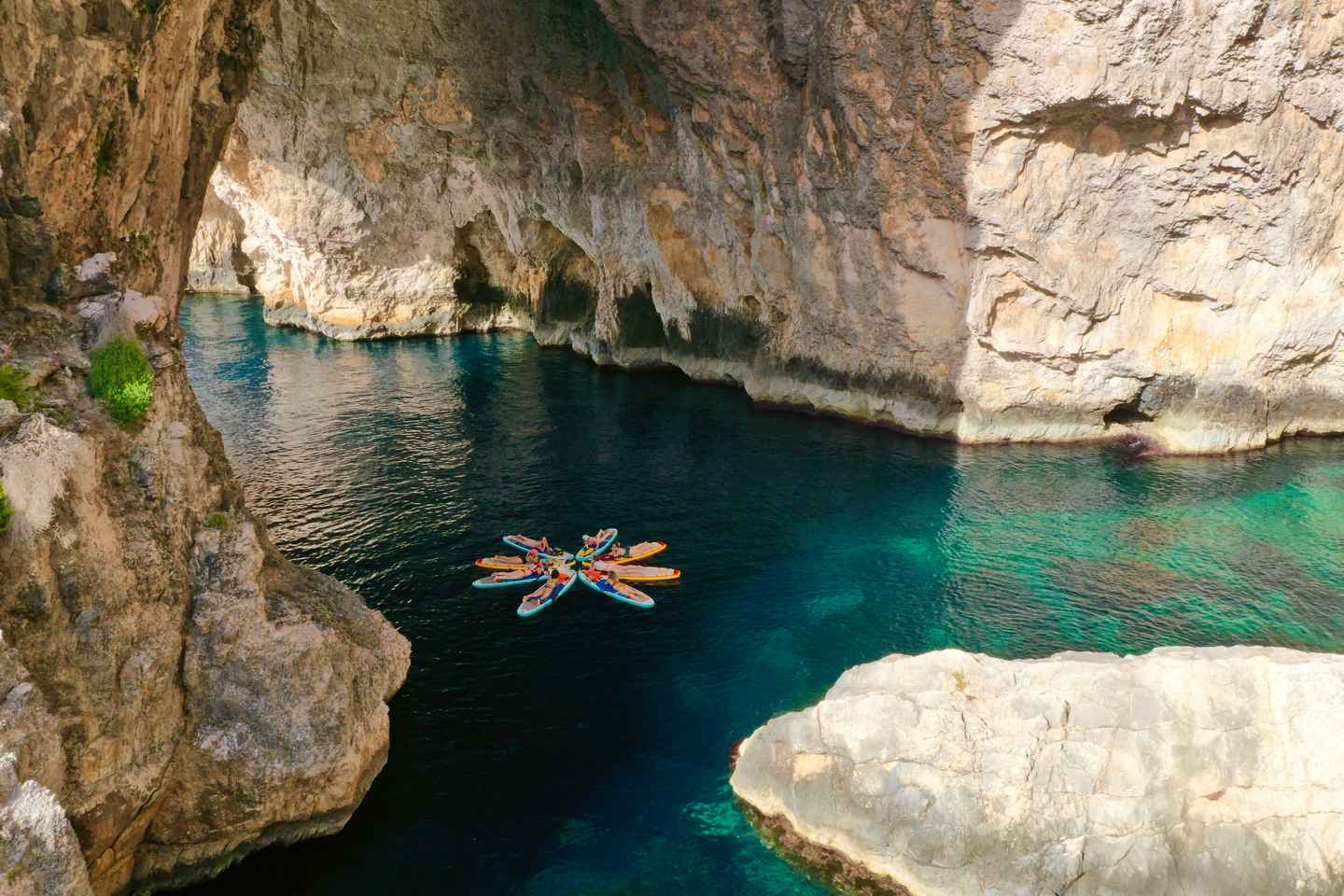 Explore Malta’s Blue Grotto by SUP