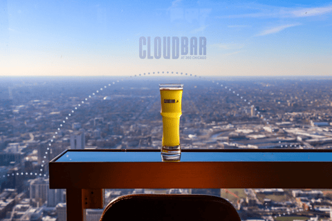 Chicago : 360 Chicago Observation Deck Sip and View Ticket