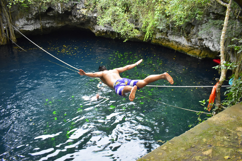 Cancún: Aventura todoterreno con buggy, tirolinas y cenoteAventura todoterreno con paseo en buggy y cenotes