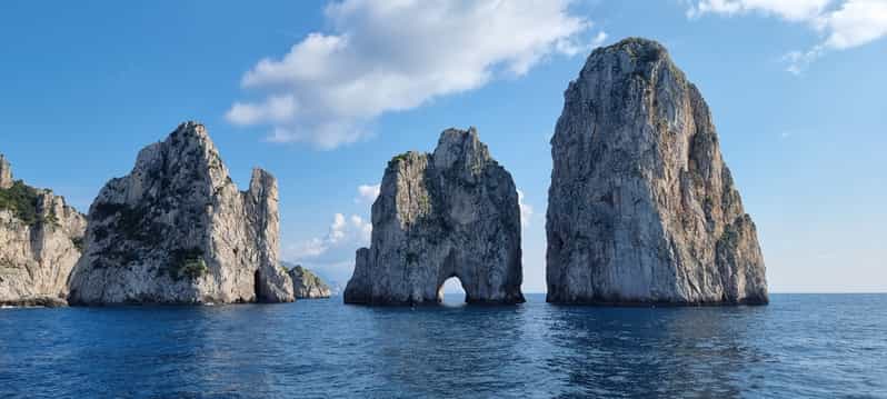 From Pompei Castellammare: Full Day Capri Private Boat Tour