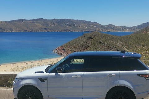 Private Chauffeured Range Rover at Your Disposal in MykonosRange Rover privata con autista a tua disposizione a Mykonos