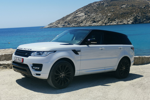 Private Chauffeured Range Rover at Your Disposal in MykonosRange Rover privata con autista a tua disposizione a Mykonos