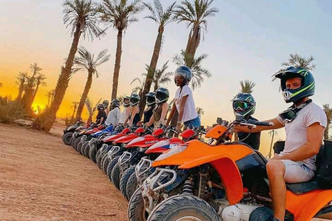 marrakech: balade en quad dans la dezert de palmerie