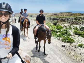 Akrotiri: Guidet dagstur på hesteryggen til en strand