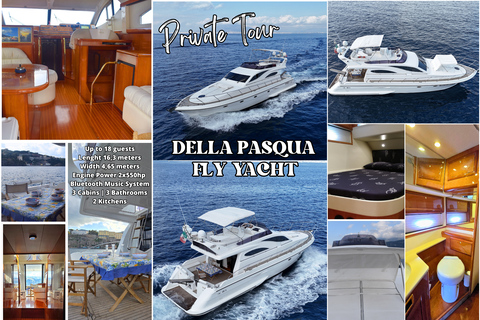 Capri & Blue Grotto: Private boat tour from Sorrento CAPRI: full day private tour on ALLEGRA21