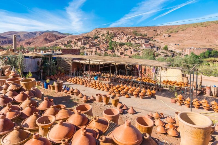 Excursion d'une journée à Marrakech en tyrolienne dans le Haut Atlas