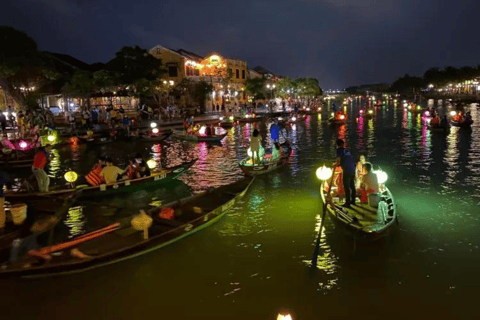 Billet de bateau et lâcher de lanternes sur la rivière Hoai à Hoi An