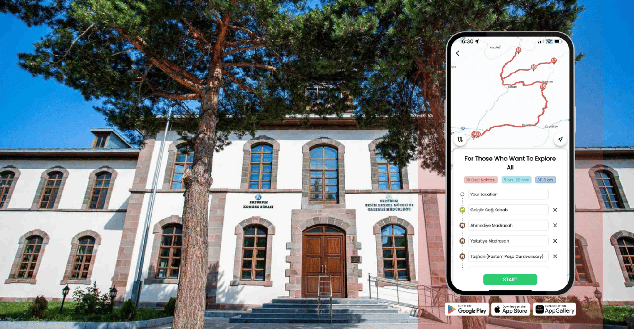 Erzurum, pour ceux qui veulent tous explorer - Hizvo